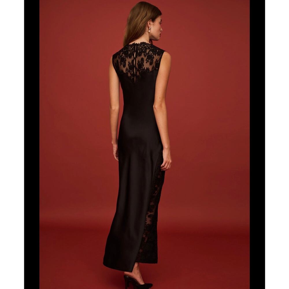 New few moda Natalia black lace dress size 4 - Picture 2 of 7